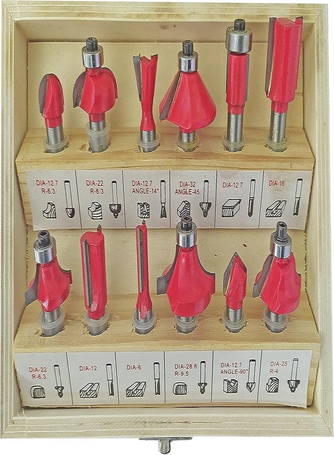 Inditrust مجموعة رؤوس التوجيه الدوارة الجديدة والفريدة من نوعها من إنديتراست، مقاس 8 مم، مكونة من 12 قطعة (12 رأسًا). - Image 3